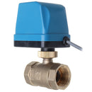 DN25 Electric Motorized 2 Way 3-Wire Ball Valve Brass AC220V 1.6Mpa for Water