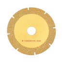 Drillpro 100mm/110mm 8T Diamond Saw Blade Silicon Carbide Slotted Cutting Disc For Marble Ceramic