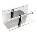 Double Toilet Paper Holder 304 Stainless Steel Bathroom Roll Tissue Roller Holder Wall Storage Shelf Rack