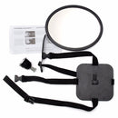 Adjustable Large Oval Wide View Mirror Child Baby Car Safety Head Rest Mount 360 Degree