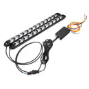 LED Strip Sequential Flowing Running Water Turn Lights 2835 Ice Blue+Yellow