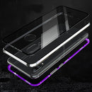 Bakeey 360 Magnetic Adsorption Upgraded Version Tempered Glass & Metal Flip Protective Case for Xiaomi Mi MIX 3