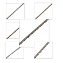 12pcs Saw Blade Hacksaw blade Woodworking Cutting Saw Blade for Adjustable Jewlery Saw Frame