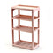 3/4 Layers Multi-use Storage Shelf Simple Floor Standing Storage Rack Living Room Bathroom Kitchen Rack Bookshelf Display Stand Compartment Shelf