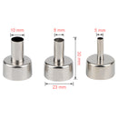 Hot Air Handle Bracket with 3Pcs Nozzle Soldering Station Welding Rework Station Upgraded from 8586 858D 8858