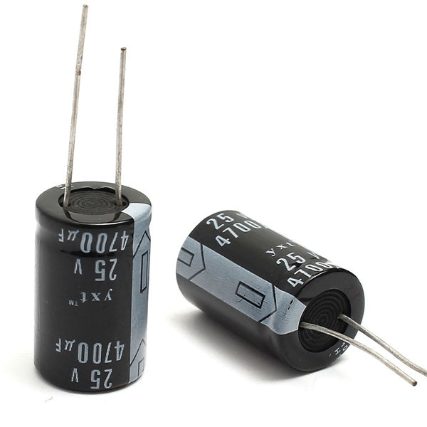 10Pcs 4700uF 25V 105C Electrolytic Capacitor 16x25mm