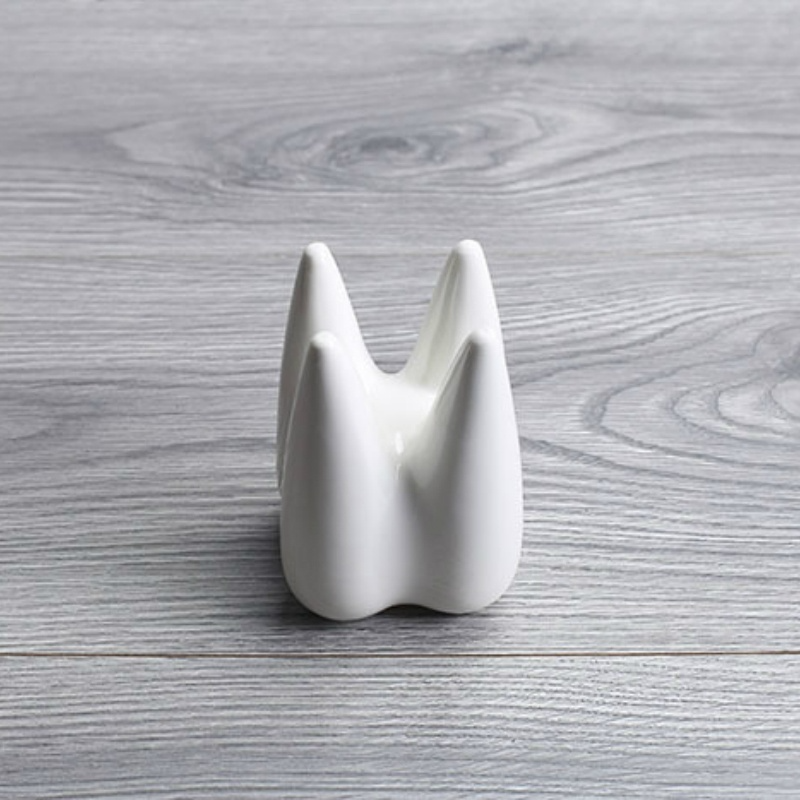 7x10cm Tooth Shape Flower Pot Succulent Plant Storage Ceramic Gardening Potted Creative Home Decor