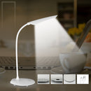 Loskii Adjustable Reading Light Touch Switch Table Lamp USB Rechargeable LED Desk Lamp