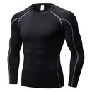 Pro Mens Compression Tight Long Sleeve Shirts Fitness Training Tops Activewear