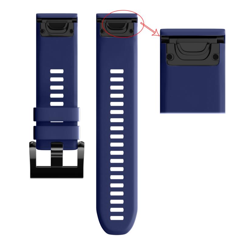 22mm Silicone Replacement Strap Watch Band for Garmin Fenix 5/Forerunner 935