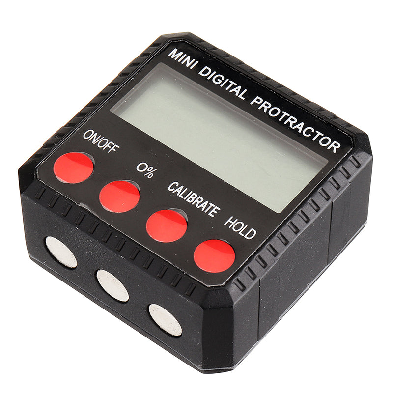 360 Degree Mini Digital Display Level Angle Protractor Inclinometer Measuring Magnet Tools