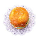 Jandoon DIY Crystal Mud DIY Clay Simulated Hamburger Toy Slime Squishy Bread Food Play Toy