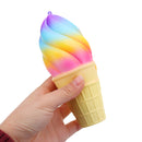 Yunxin Colorful Ice Cream Squishy 10CM Super Slow Rising Cream Scented Original Package Phone Strap
