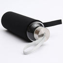 550ml BPA Free Glass Juice Tea Water Bottle Cup Mug with Stainless Steel Filter Infuser & Protective Bag