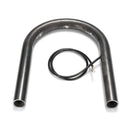 Cafe Racer Frame Hoop Tracker End Flat Seat Loop With LED Turn Brake Light
