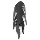 9 Inch Exhaust Muffler Pipe Heat Shield Flame Cover Heel Black/Chrome