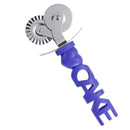 I LOVE CAKE Series Stainless Steel Knife Multi-Round Pizza Knife Two-Way Pizza Knife