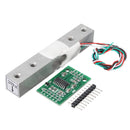 5pcs HX711 Module + 20kg Aluminum Alloy Scale Weighing Sensor Load Cell Kit