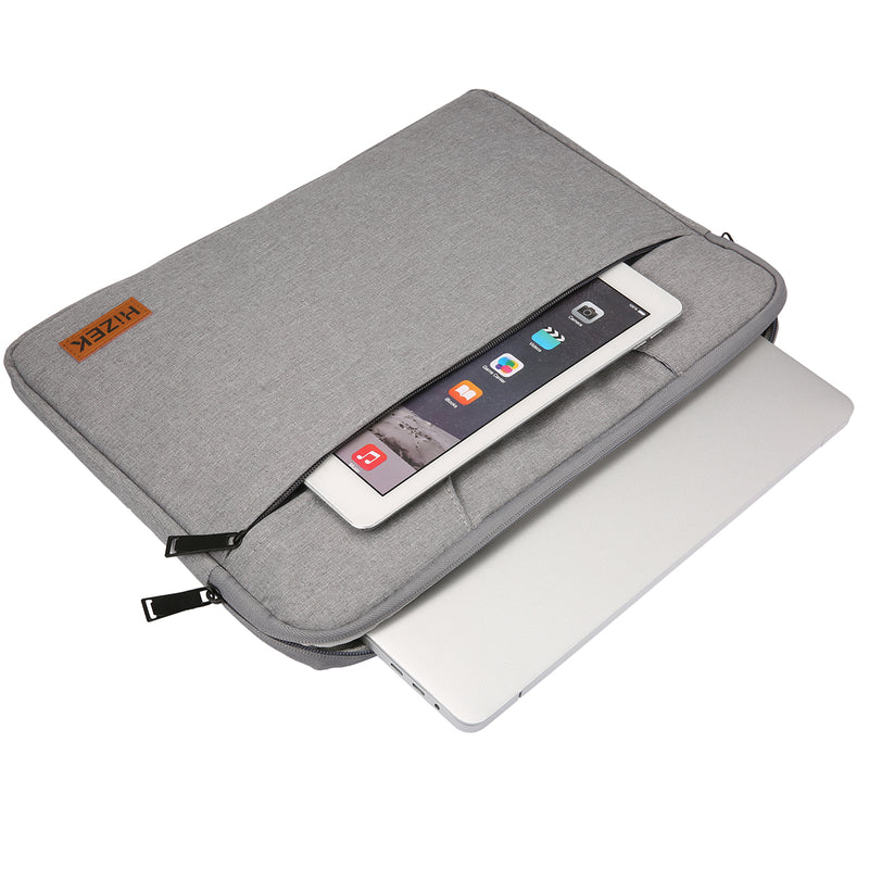 Hizek Waterproof Laptop Sleeve With Handle & Zipper Briefcase Carrying Bag