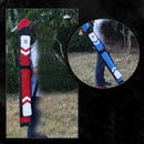 GW 1.25M PU Oxford Fishing Rod Bag Outdoor Portable Large Capacity Waterproof Multifunction Fishing Bag-Blue/Red