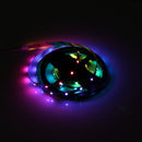 Non-waterproof WS2812 1M/2M Smart LED Strip Light+DC5-24V SP501E Controller Work White Alexa Google Assistant