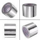 80mm Silver Aluminum Foil Adhesive Seal Ring Heating Roll Tape 25M
