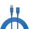 3M/10ft High Speed USB 3.0 Male to USB 3.0 Female Flat Extension Data Charge Cable