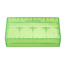 5pcs 18650 x 2 Sot Plastic Battery Case Batteries Cover Spare Carrier Holder Storage Box CR123A 16340 R123A 17670 4x Cell 18350 Container