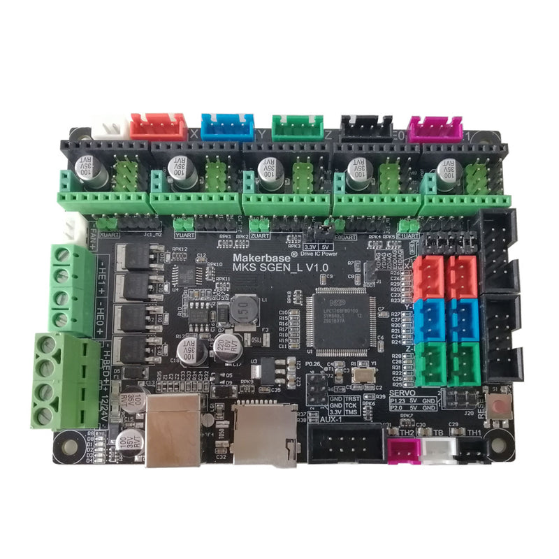 24V MKS SGEN L 32-Bit ARM Cortex-M3 Open Source 3D Printer Mainboard Compatible Marlin/Smoothie Firmware Support Uart/SPI Mode