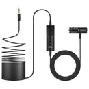 Yanmai R933S Clip-on Type Lavalier Omnidirectional Condenser Microphone 3.5mm Mini Microphone for Camera Phone