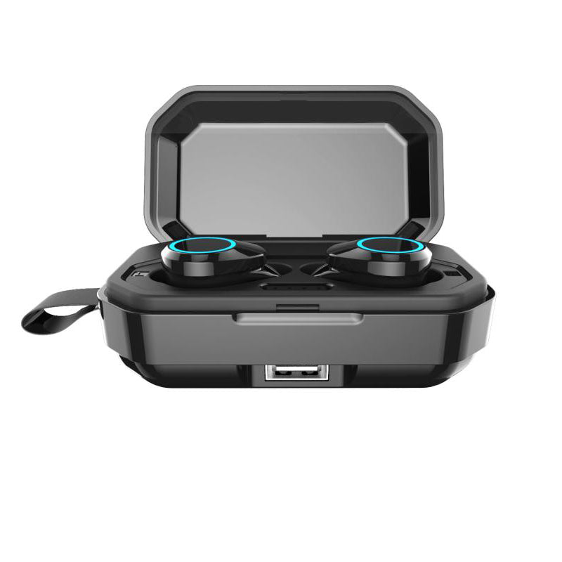 [True Wireless] Portable bluetooth 5.0 Earphone TWS IPX67 Waterproof Stereo Sound Handsfree With Mic