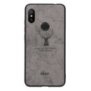 Bakeey Deer Shockproof Cloth Soft TPU Back Cover Protective Case for Xiaomi Redmi Note 6 Pro