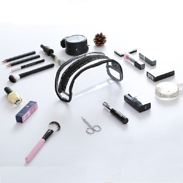 Storage Bag Wash Pvc Bag Men And Women Transparent Cosmetic Bag Waterproof Portable Finishing Package