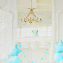 5x7FT White Room Blue Balloon Birthday Theme Photography Backdrop Studio Prop Background