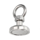 Effetool 32x48mm 34kg Neodymium Recovery Magnet Metal Detector Eyebolt Circular Ring Magnet