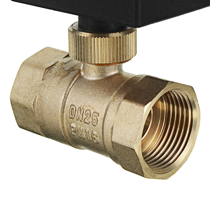 TMOK TK260 1/2" 3/4" 1" 1-1/4" Motorized Electric Brass Ball Valves 3 Wire AC 220V Full Port Valve