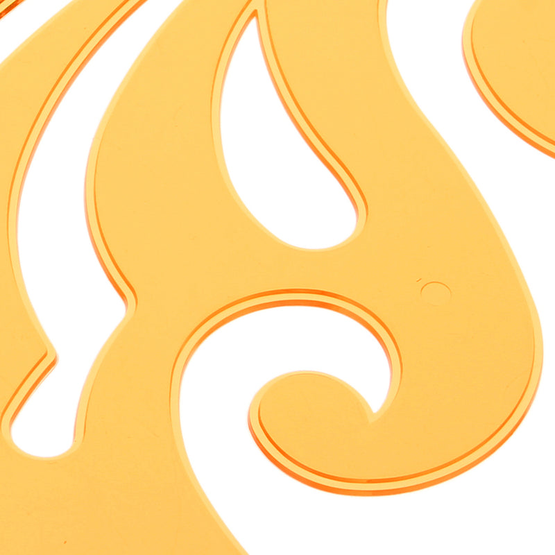 25cm French Curve Drawing Template KT Soft Plastic Design Drafting Stencil Ruler