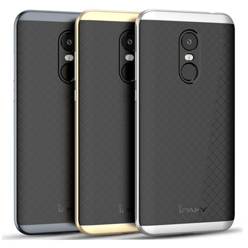 IPAKY Hybrid Shockproof PC+Silicone Protective Case For Xiaomi Redmi 5