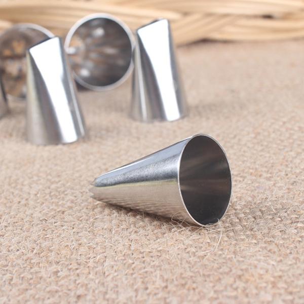 2Pcs Set Stainless Steel Russian Flower Icing Piping Nozzles Cake Decoration Tips Baking Tools