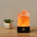 Himalayan Salt Lamp Air Purifier Crystal Lonic Rock Shape Night Light Dimmer