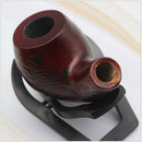 Solid Wooden Classic Smoking Bent Pipes With Beautiful Carve Patterns Tobaccos Pipes