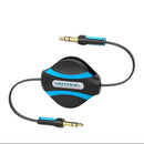 Vention BEABF 1M Retractable 3.5mm Jack to Jack Audio Cable Car Stereo Aux Cable For Headphone