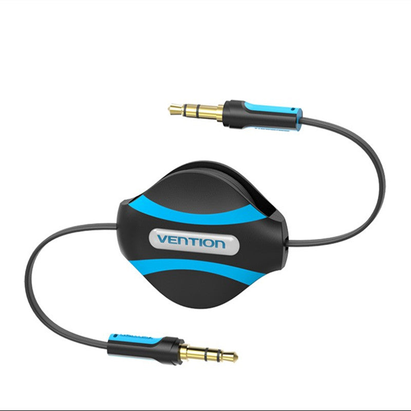 Vention BEABF 1M Retractable 3.5mm Jack to Jack Audio Cable Car Stereo Aux Cable For Headphone