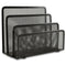 Black Mesh File Holder Letter Sorter Document Tray Office Desktop File Organizer Holder