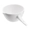 100ml Ceramic Crucible Basin Refractory Casserole Container Dish w/ Handle Flat Bottom Melting Casting Refining