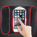 WHEEL UP 6.2 Inch Waterproof Bike Touch Screen Bag Front Frame Top Cell Phone Bicycle Case for iPhon