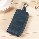 Women Men's Leather Car Key Bag Wallet Car Housekeeper Holder