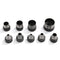 10pcs Heavy Duty Hollow Punch Kit Set Gasket Leather Rubber Punching DIY Leather Craft Tool Perforating Tools