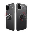 Bakeey 360 Rotating Magnetic Ring Holder Soft Silicone Shockproof Protective Case for iPhone 11 6.1 inch
