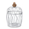Mediterranean Style Bird Cage Candle Holder Wrought Iron Candlestick Vintage Wedding Jewelry